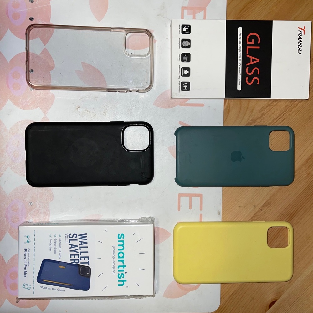 iPhone 11 Pro Max cases/screen protector